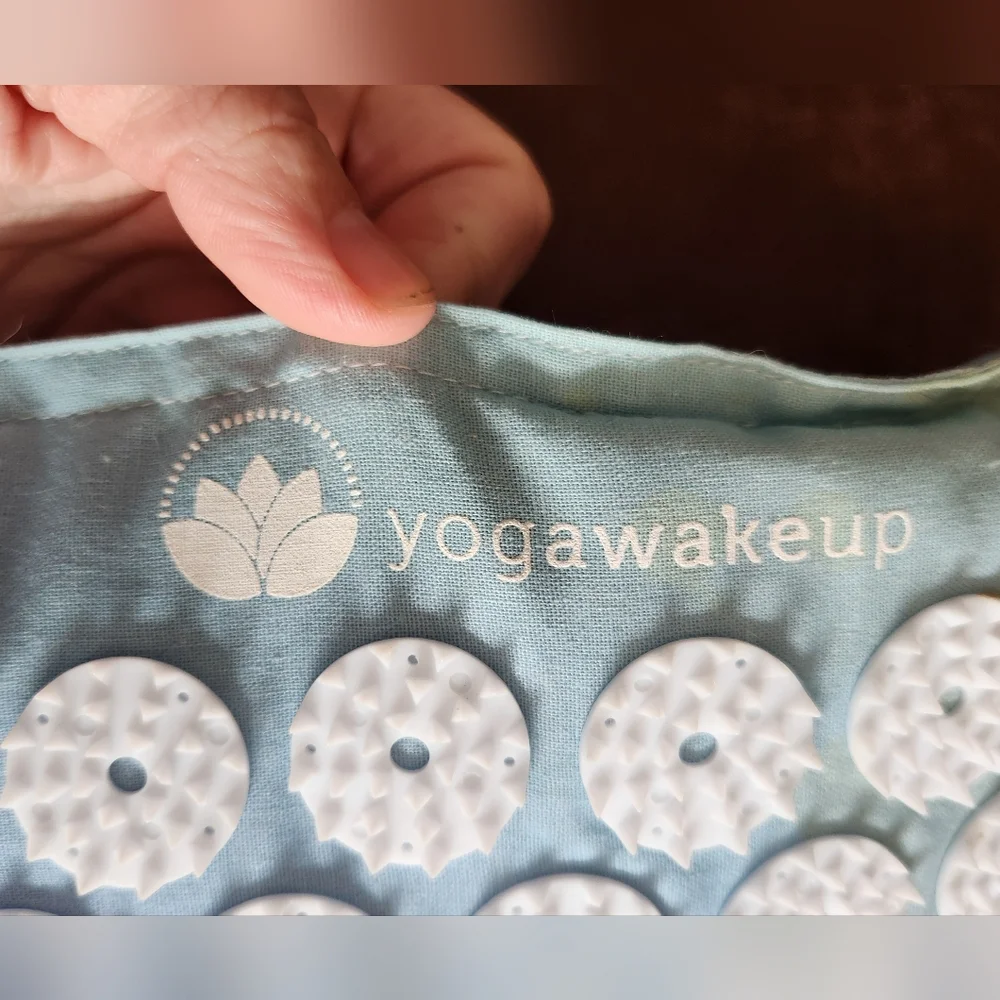 Yoga Wake Up Acupressure Pillow In Blue Ombre